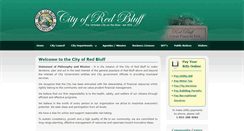Desktop Screenshot of cityofredbluff.org